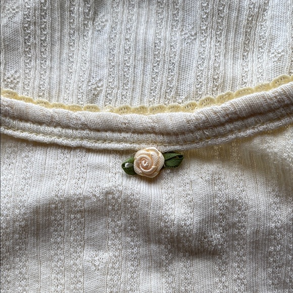 Doen Cream Ribbed Tank Top - Picture 5 of 7